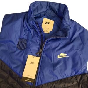 Nike Therma-Fit Men's Medium Blue & Navy USA Hockey Puffy Vest